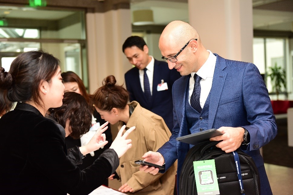 Onur with some of his Global EMBA classmates at CEIBS Shanghai Campus