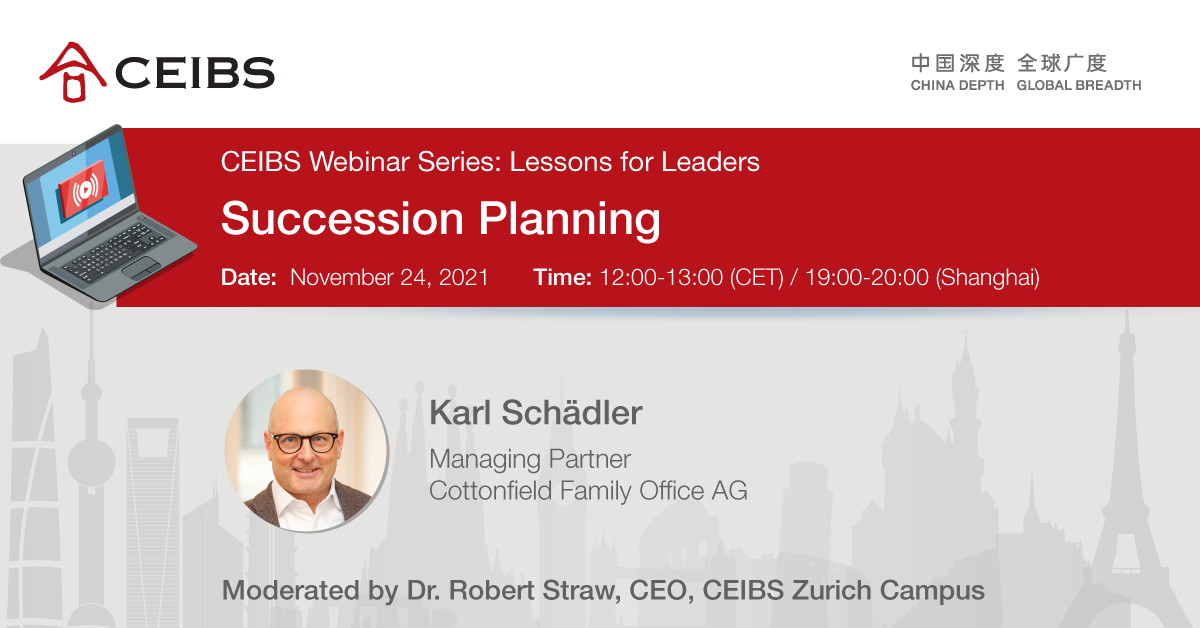 Lessons for Leaders: Succession Planning